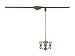 Designers Fountain TK3CH40-OB Old Bronze Octave Tuscan Three Light Up Lighting Mini Chandelier from the Octave Collection