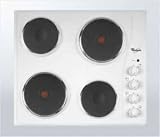 Whirlpool AKM332WH - Whirlpool AKM332BL - Table de cuisson &eacute;lectrique - 4 &eacute;l&eacute;ment(s) - blanc