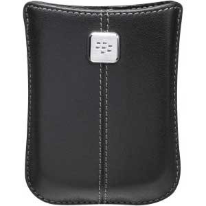 Blackberry OEM Black Leather Pocket Case with No Belt Clip for blackberry 9500 9530 Strom – HDW-18972-001