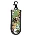 USB Flash Drive Case - Black w/ Daisy Flowers