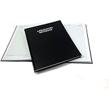 Scientific Notebook - Laboratory Notebook, 192 numbered pages, black hardcover 2001HC