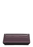 Emile Henry - 379221 - Lot de 4 Assiettes Dessert Carrées - Coloris Figue - 19 x 18 cm