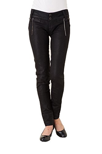 (トゥルッコスジーンズ) Trucco's jeans 美脚ストレッチ ジーンズ[オイルコーティング] tru-2716 インディゴ