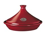 Review Emile Henry  / Emile Henry, Red tagine, tajine, 25 cm, Flame