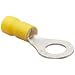 Morris Products 10068 Ring Terminal, Vinyl Insulated, Yellow, 12-10 Wire Size, 5/16" Stud Size (Pack of 100)