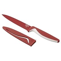 Kuhn Rikon 4.5-Inch Nonstick Colori Utility Knife, Red