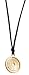 Miss Sixty Coins Collection Gold Plated Pendant on Silk Cord