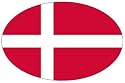 Autoaufkleber Wappen Fahne Dänemark Flagge Aufkleber