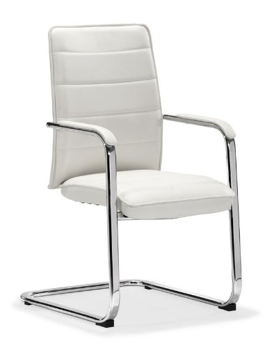 Zuo Modern Enterprise Conference Chair White (Set of 2) Zuo Modern Enterprise Conference Chair White (Set of 2)