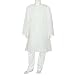 White Cotton Kurta Pajama Embroidered Clothes Size L Chest :43 (chgkp062)