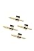 Solid 14K Gold with Diamond and Onyx Stud Set (4)