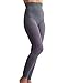 Bioflect® Compression Leggings with Bioactive Raised Massaging Knit - for Support and Comfort - Black S/M