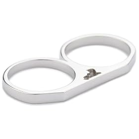 Beyond Rings 2 Finger Ring Gun Cutout, Size 7