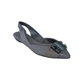 BCBG MAXAZRIA Elken Stud Slingback Shoe in Stone tea