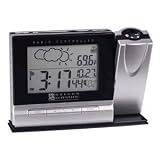 Oregon Scientific BAR338P Cable Free Thermometer, Projection Clock