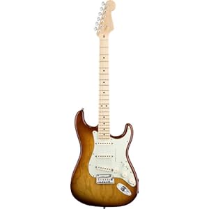 sale Fender American Deluxe Strat® Ash Electric Guitar, Tobacco Sunburst, Maple Fretboard Review
