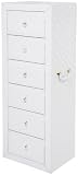 Kare 74744 Hochkommode Shining 113 x 41 x 31, wei&szlig;