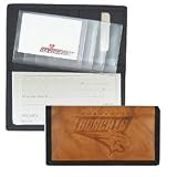 Charlotte Bobcats Leather/Nylon Embossed Checkbook Cover