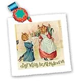 Vintage Best Wishes for Halloween - 10x10 Quilt Square