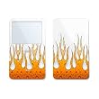 White Hot Design Skin Decal Sticker for Apple iPod video 30GB/ 60GB/ 80GB Player