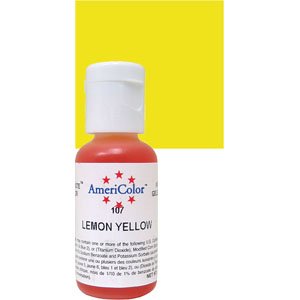 Americolor Soft Gel Paste .75 oz Lemon Yellow Color