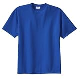 Upscale Men's Tall 100% Cotton Essential Short Sleeve T-Shirt - Royal Blue