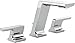 Delta Faucet 3599LF-MPU Pivotal Two Handle Widespread Lavatory Faucet, Chrome