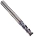 Precision Twist E3304V Solid Carbide End Mills, TiAlN Coated, 4 Flute, Square End, 1/2