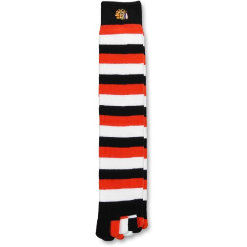 For Bare Feet Chicago Blackhawks Women's Toe Socks Medium-Womens Shoe Sz6-11
