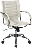 TND941A-CRM Office Star Ave Six - Trinidad Office Chair In Cream Leatherette