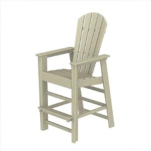 Shell Back Bar Chair Finish: Black