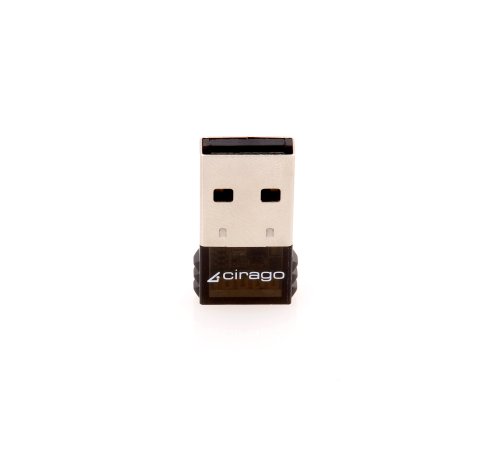 Cirago BTA6210 Class 1 Micro Bluetooth Adapter (Black Tip)
