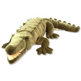 60 Plush Crocodile With Steve Irwin Autograph by Wild Republic