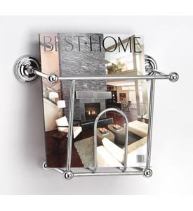 Chrome Magazine Rack