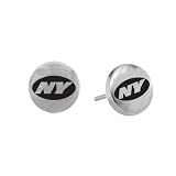 New York Jets Button Earrings