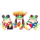 Funny Women's Tank Top : Beach Frogs
