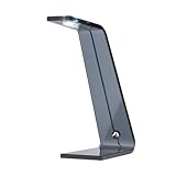 Kichler Lighting 70775 14.5-Inch LED Portable Desk Lamp, Bent Smoke Glass