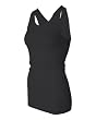 Ladies' Sheer Rib Longer Length Racerback Tank Top Ladies' Sheer Rib Longer Length Racerback Tank Top