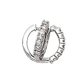 10kw Diamond Huggy Earrings .25ctw
