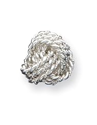 Sterling Silver Knot Post Earrings QE4043"
