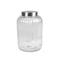 Tag Vintage Clear Glass Kitchen Canister, 3.375-Inches Tall x 3.5-Inches High Small