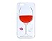 Fifine Liquid Case for Iphone 6/6s,case for Iphone 6/6s,hard Case for Iphone 6/6s, Fashion Creative 3d Design Flowing Liquid Red Wine Glass Red Lip High Heels Clear Back Hard Case Cover for Apple Iphone 6/6s with 4.7 Inch Screen (Red Wine Glass Lips)