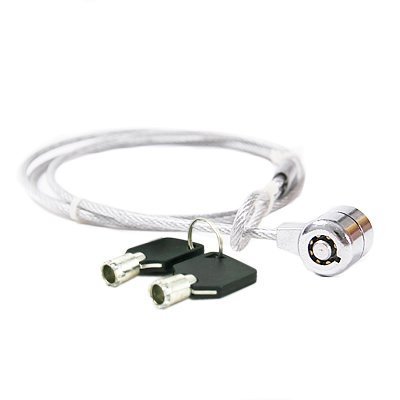 Keyed Notebook/Laptop Security Lock Steel Cable with Key