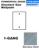 Leviton 84014 Stainless Steel Wall Plate