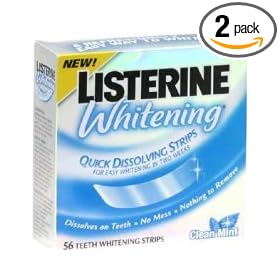 LISTERINE LISTERINE WHITENING QCK DIS STRP - 56ct