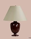 Madeleine Table Lamp with Classic Empire Shade in Brown