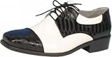 Oxford Black/white Shoes Men's