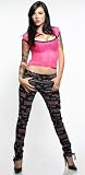 LIP SERVICE LS28-196 LIPPY ADDICTS LACE UP SKINNY JEANS