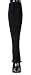 Black Leg Warmer by KD dance, Maker of the Finest Dancewear in the World - Stretch Knit Deep New York Black Doubles as an Arm Warmer - Dark New York Black - KD Dance Legwarmer, Ribbed Legwarmer - Made In America