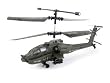 U803 Mini 3 Channel Military Apache Indoor RC Helicopter with Built-in Gyro Gyroscope & Remote Control -- NEW Model!